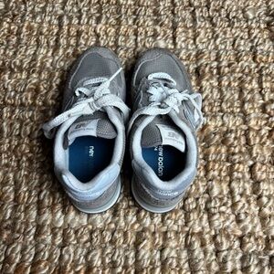 Kids New Balance 574 Gray Sneakers